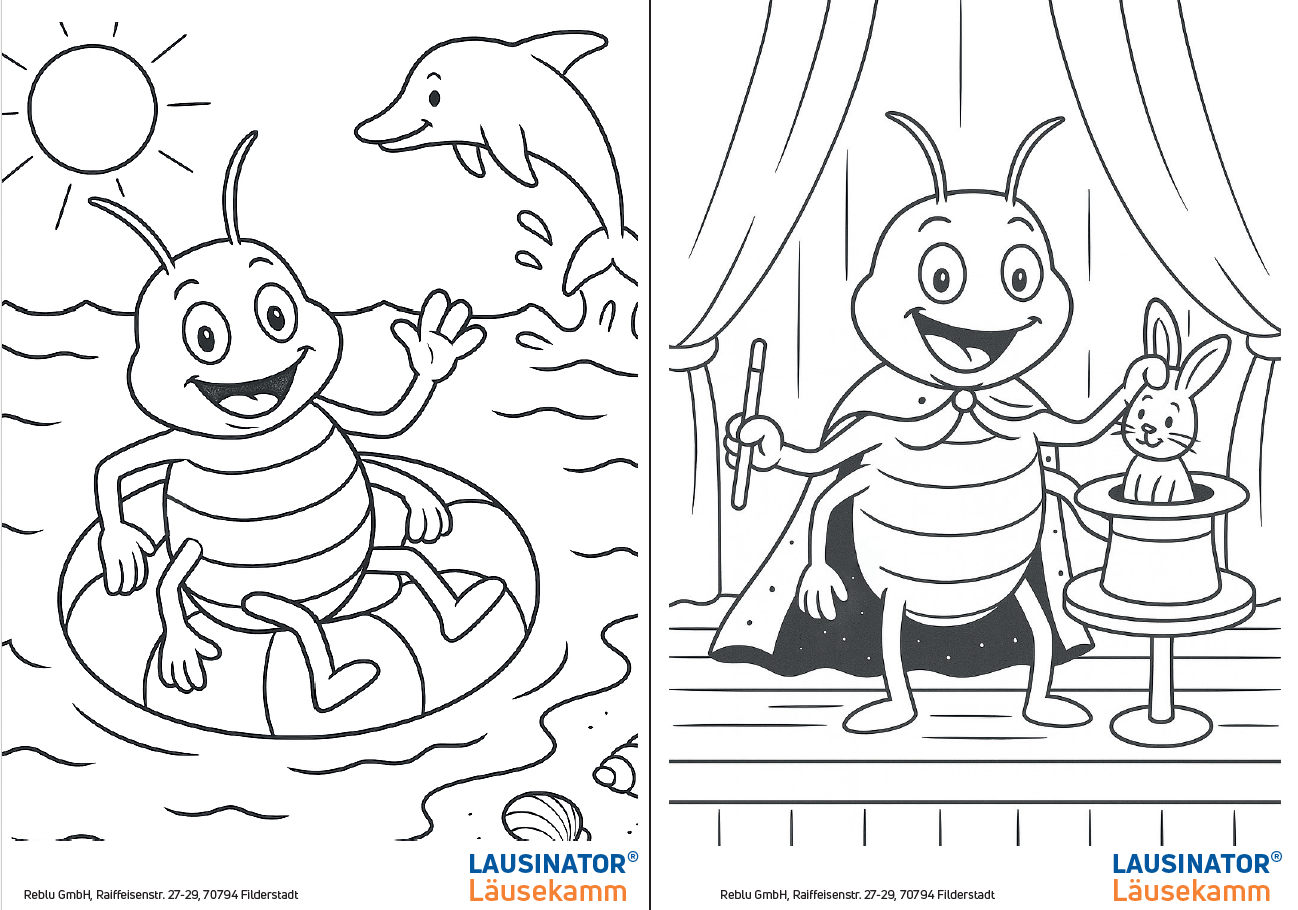Lausinator Ausmalbild 2
